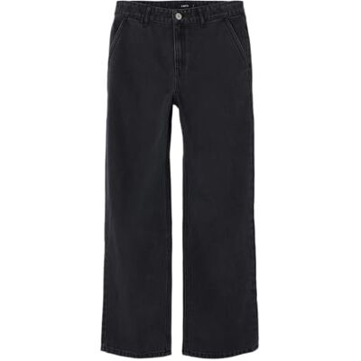 NAME IT NLMTOIZZA DNM Loose Pant Noos, Vaqueros Sueltos Niños, Black Denim/Detail:Washed, NAME IT NLMTOIZZA DNM Loose Pant Noos, Vaqueros Sueltos Niños, Black Denim/Detail:Washed,