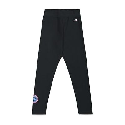 Champion Legacy Girl Graphic Leggings, Pantalones de chándal Niñas, Black (KK001), Champion Legacy Girl Graphic Leggings, Pantalones de chándal Niñas, Black (KK001),