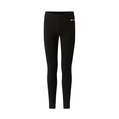Champion Core Heritage Pants Leggings elásticos Ligeros para niñas, Forro Polar, Color Negro Champion Core Heritage Pants Leggings elásticos Ligeros para niñas, Forro Polar, Color Negro