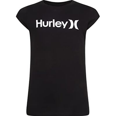 Hurley Hrlg Core One & Only Classic, Camiseta Niñas, Preta (Black), 10 Años Hurley Hrlg Core One & Only Classic, Camiseta Niñas, Preta (Black), 10 Años
