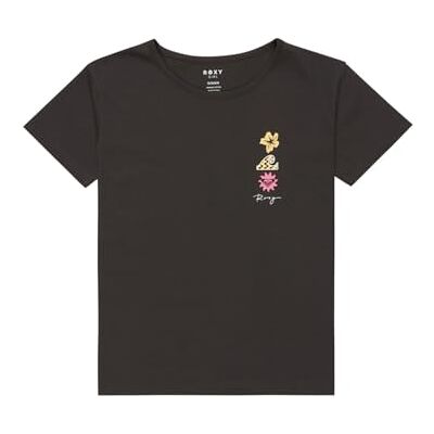 Roxy , Day and Night Camiseta de Manga Corta, Chica, 7 años, Phantom Roxy , Day and Night Camiseta de Manga Corta, Chica, 7 años, Phantom