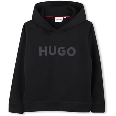 HUGO Jersey para niño, Negro, 10 años HUGO Jersey para niño, Negro, 10 años
