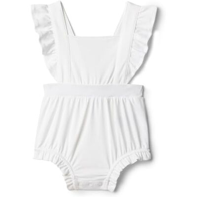 Amazon Essentials x Sofia Grainge Mono sin Mangas de Algodón con Volantes Bebé-Niñas, Blanco, 6-9 meses Amazon Essentials x Sofia Grainge Mono sin Mangas de Algodón con Volantes Bebé-Niñas, Blanco, 6-9 meses
