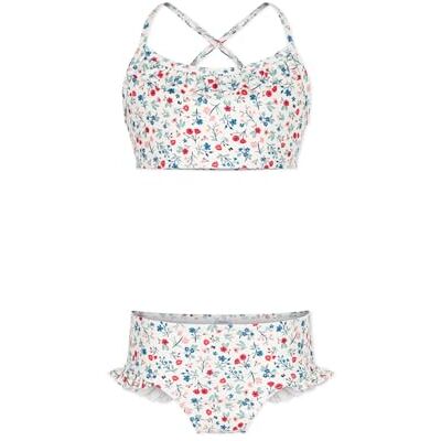 Petit Bateau A0CXO, Bañador 2 piezas Niñas, Blanco/Multicolor, 3 años Petit Bateau A0CXO, Bañador 2 piezas Niñas, Blanco/Multicolor, 3 años