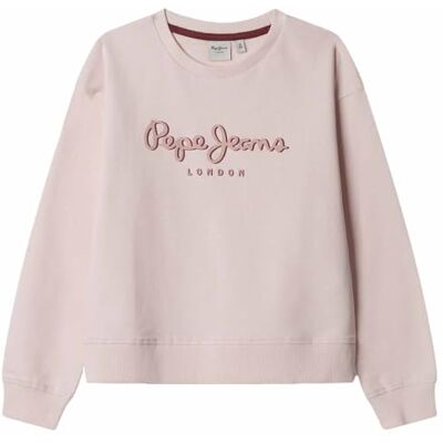 Pepe Jeans Gab Sudadera, Rosa (Rosa Suave), 12 años para Niñas Pepe Jeans Gab Sudadera, Rosa (Rosa Suave), 12 años para Niñas