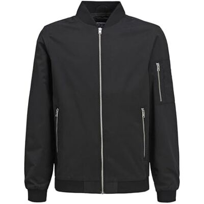 JACK & JONES Bomber Jacket Bomber Jacket Junior Black 176 Black JACK & JONES Bomber Jacket Bomber Jacket Junior Black 176 Black
