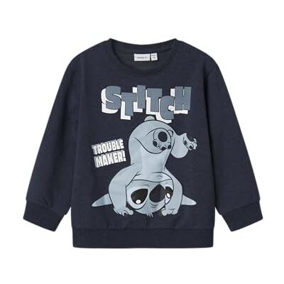 NAME IT Nmmjasp Stitch Nreg Sweat UNB Wdi, Azul Marino, 92 NAME IT Nmmjasp Stitch Nreg Sweat UNB Wdi, Azul Marino, 92