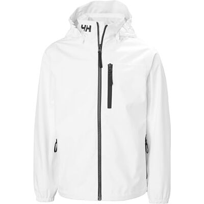 Helly Hansen Unisex Kids Jr Crew Hooded Jacket 002 White 13 158 Helly Hansen Unisex Kids Jr Crew Hooded Jacket 002 White 13 158
