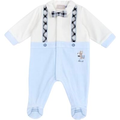 Chicco Mono de Chenilla, Con Abertura En La Parte Delantera, Bebé-Niños, Azul claro (3), 1 meses, Diseñado en Italia Chicco Mono de Chenilla, Con Abertura En La Parte Delantera, Bebé-Niños, Azul claro (3), 1 meses, Diseñado en Italia