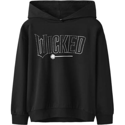 NAME IT Nkfnirdi Wicked RLX Sweat WH BRU Sky, Negro, 134-140 NAME IT Nkfnirdi Wicked RLX Sweat WH BRU Sky, Negro, 134-140