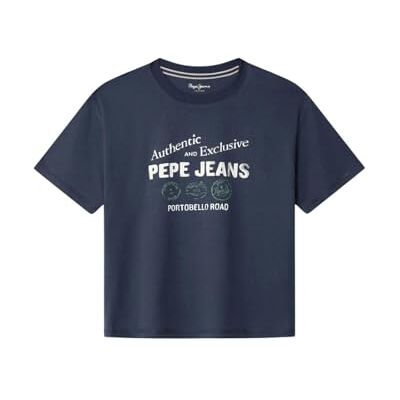 Pepe Jeans Carter Camiseta, Azul (Marino), 6 años para Niños Pepe Jeans Carter Camiseta, Azul (Marino), 6 años para Niños