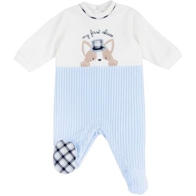 Chicco Chico Monos con abertura en la mitad de la pierna, Bebé Unisex, Azul claro (3), 1 meses Chicco Chico Monos con abertura en la mitad de la pierna, Bebé Unisex, Azul claro (3), 1 meses
