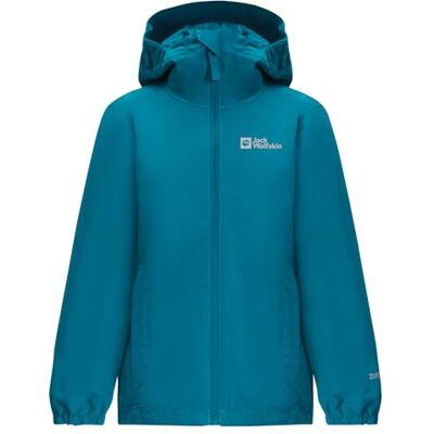 Jack Wolfskin Flaze Jacket K Chaqueta de Lluvia, Niños, Azul Everest, 140 Jack Wolfskin Flaze Jacket K Chaqueta de Lluvia, Niños, Azul Everest, 140