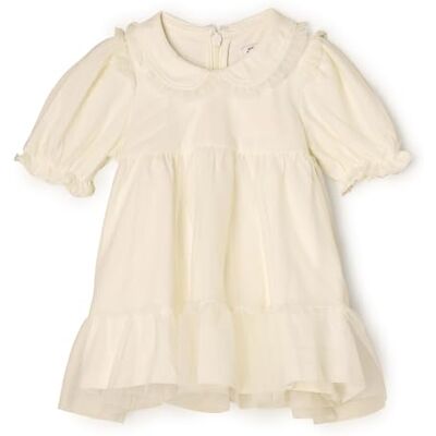Amazon Essentials x Sofia Grainge Vestido de Tul Bebé Niña, Marfil, 18 Meses Amazon Essentials x Sofia Grainge Vestido de Tul Bebé Niña, Marfil, 18 Meses