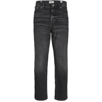 JACK & JONES JUNIOR JJICHRIS Jjoriginal SQ 602 Moda juvenil Jeans, Black Denim, 158 para Niños JACK & JONES JUNIOR JJICHRIS Jjoriginal SQ 602 Moda juvenil Jeans, Black Denim, 158 para Niños