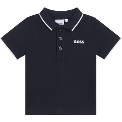 Boss Polo pour bébé garçon Avec Petit Logo, Bleu, 9 mois Boss Polo pour bébé garçon Avec Petit Logo, Bleu, 9 mois
