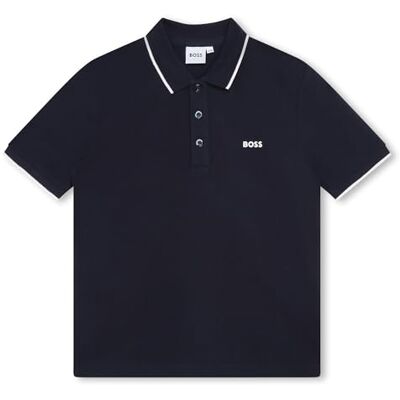 Boss Polo Manga Corta Azul 100% Algodon 10AÑOS Boss Polo Manga Corta Azul 100% Algodon 10AÑOS