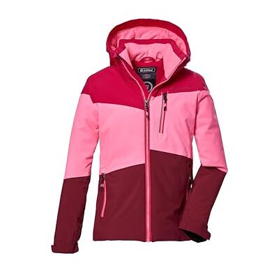 Killtec niñas Chaqueta funcional con capucha y paranieves/chaqueta de exterior impermeable KOW 170 GRLS JCKT, pink, 116, Killtec niñas Chaqueta funcional con capucha y paranieves/chaqueta de exterior impermeable KOW 170 GRLS JCKT, pink, 116,