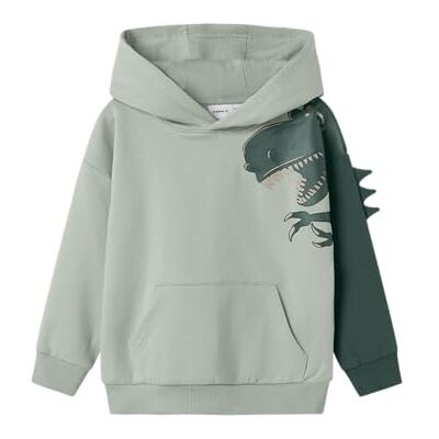 NAME IT Nmmnash LS Nreg Sweat WH BRU Box, Yadeite, 98 NAME IT Nmmnash LS Nreg Sweat WH BRU Box, Yadeite, 98