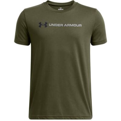 Camiseta de manga corta Under Armour para niños con logotipo Camiseta de manga corta Under Armour para niños con logotipo