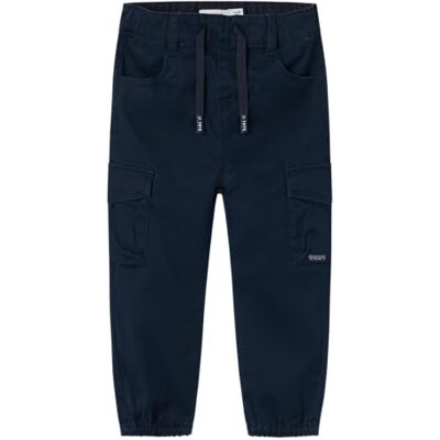 NAME IT Pantalón para niño Nmmben Cargo R TWI 1771-Hi Noos, Azul Marino, 104 NAME IT Pantalón para niño Nmmben Cargo R TWI 1771-Hi Noos, Azul Marino, 104