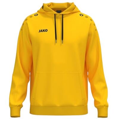 JAKO Sudadera con Capucha para niños One Cotton, Amarillo, 140 JAKO Sudadera con Capucha para niños One Cotton, Amarillo, 140