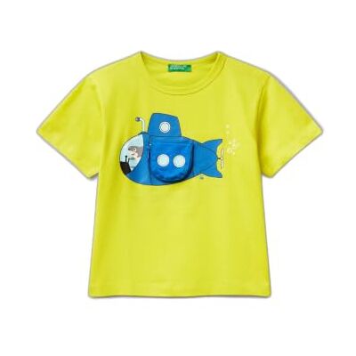 United Camiseta para niños y jóvenes, Amarillo, 12 Months United Camiseta para niños y jóvenes, Amarillo, 12 Months