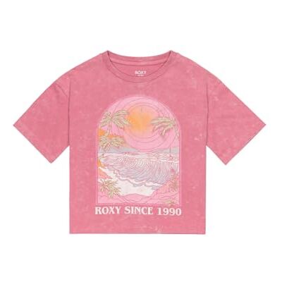 Roxy , Sun For Allasons Camiseta de Manga Corta, Chica, 10 años, Heather Rose Roxy , Sun For Allasons Camiseta de Manga Corta, Chica, 10 años, Heather Rose