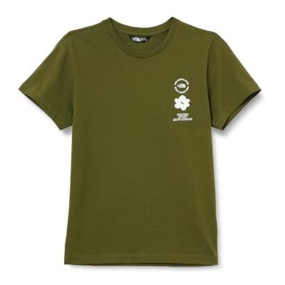 THE NORTH FACE Flower Graphic Relaxed S/S Camiseta para niñas Forest Olive 164 THE NORTH FACE Flower Graphic Relaxed S/S Camiseta para niñas Forest Olive 164