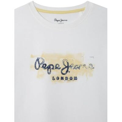 Pepe Jeans Joshua Camiseta, Blanco (Blanco), 16 años para Niños Pepe Jeans Joshua Camiseta, Blanco (Blanco), 16 años para Niños