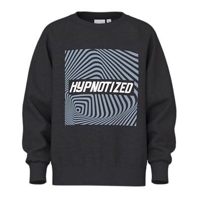 NAME IT Niños Nkmvion LS Nreg Sudaderas UNB, Negro, 116 NAME IT Niños Nkmvion LS Nreg Sudaderas UNB, Negro, 116