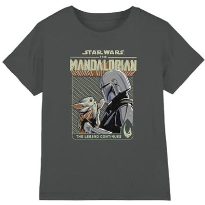 Star Wars Grogo Legend Continues Unisex Kids T Shirt Camiseta, Gris Oscuro, 5-6 años para Niños Star Wars Grogo Legend Continues Unisex Kids T Shirt Camiseta, Gris Oscuro, 5-6 años para Niños