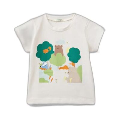 United T-Shirt , Camiseta Bebé-Niños, Bianco Panna 901, United T-Shirt , Camiseta Bebé-Niños, Bianco Panna 901,