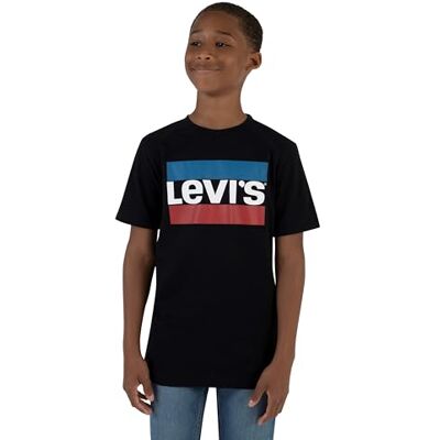 Levi's Lvb sportswear logo tee Niños Negro (Black) 16 años Levi's Lvb sportswear logo tee Niños Negro (Black) 16 años