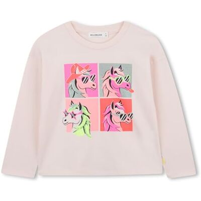 Billieblush Camiseta para niña, Rose Courage, 5 años Billieblush Camiseta para niña, Rose Courage, 5 años
