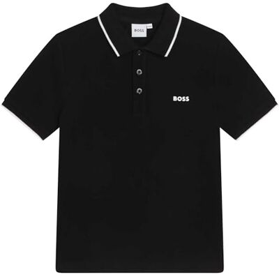 Boss Polo pour bébé garçon Avec Petit Logo, Noir, 12 mois Boss Polo pour bébé garçon Avec Petit Logo, Noir, 12 mois