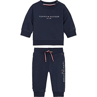 Tommy Hilfiger Chándal Bebé elástico, Azul (Twilight Navy), 24 Meses Tommy Hilfiger Chándal Bebé elástico, Azul (Twilight Navy), 24 Meses