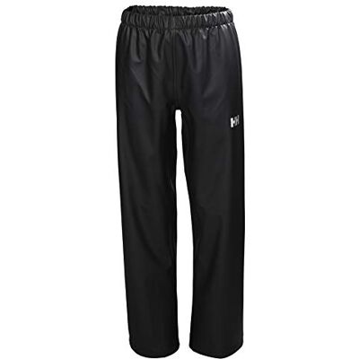 Helly Hansen Júnior Unisex Pantalones Jr Moss, Negro, 8 Helly Hansen Júnior Unisex Pantalones Jr Moss, Negro, 8