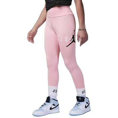 Nike Jordan Leggings de niña Jumpman Sustainable Rosa, Rosa Blanco Negro, 10-12 años Nike Jordan Leggings de niña Jumpman Sustainable Rosa, Rosa Blanco Negro, 10-12 años