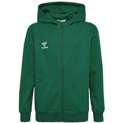 Hummel HMLGO 2.0 ZIP HOODIE KIDS - Sudadera con cremallera para niños, estilo casual, ajuste cálido - Sudadera Hummel HMLGO 2.0 ZIP HOODIE KIDS - Sudadera con cremallera para niños, estilo casual, ajuste cálido - Sudadera