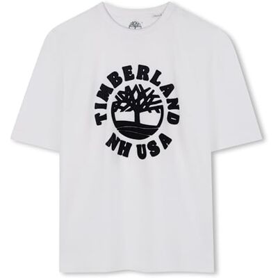 Timberland Camiseta para niño, Blanco, 10 años Timberland Camiseta para niño, Blanco, 10 años