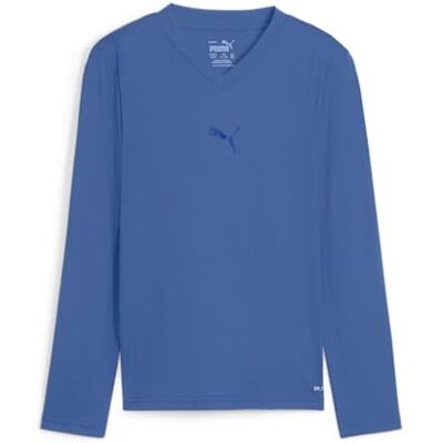 Puma teamGOAL Baselayer LS Junior Azul 164 - Camiseta Puma teamGOAL Baselayer LS Junior Azul 164 - Camiseta
