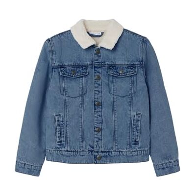 NAME IT NKMJACK Teddy DNM Jacket 1101-OV N Chaqueta de Jean, Medium Blue Denim, 134 para Niños NAME IT NKMJACK Teddy DNM Jacket 1101-OV N Chaqueta de Jean, Medium Blue Denim, 134 para Niños