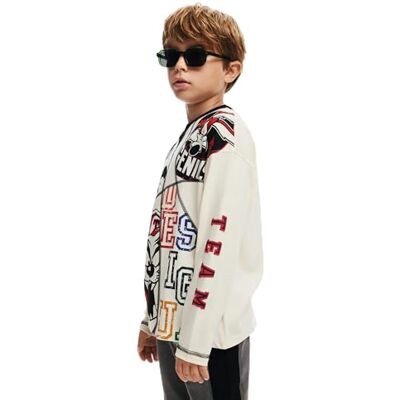 Desigual Boy Knit T-Shirt Long Sleeve, Camisa Niños, Desigual Boy Knit T-Shirt Long Sleeve, Camisa Niños,