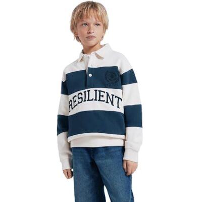 SPRINGFIELD Polo Resistente En Forro Polar, Blanco, 7-8 SPRINGFIELD Polo Resistente En Forro Polar, Blanco, 7-8