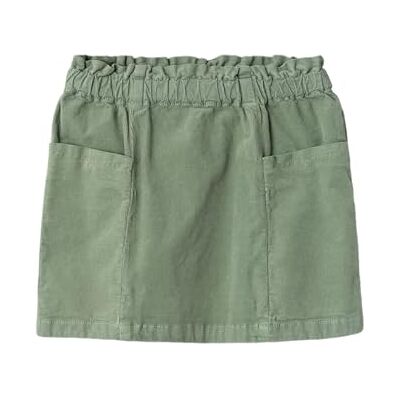 NAME IT NMFSIA Loose Short Cord Skirt 1581-YT O, Falda Niñas, Lily Pad, NAME IT NMFSIA Loose Short Cord Skirt 1581-YT O, Falda Niñas, Lily Pad,