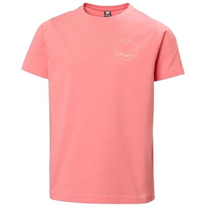 Helly Hansen Junior Unisex Jr HH Graphic T-Shirt 2.0, Coral Almond, 164 Helly Hansen Junior Unisex Jr HH Graphic T-Shirt 2.0, Coral Almond, 164