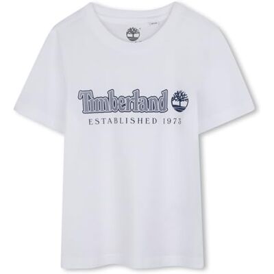 Timberland Camiseta para niño, Azul marino/blanco, 4 años Timberland Camiseta para niño, Azul marino/blanco, 4 años