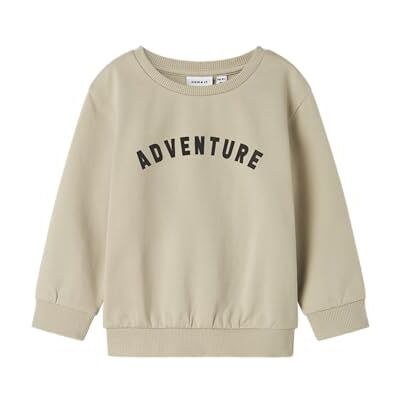 NAME IT Nmmosman LS Nreg Sweat BRU Box, Islandia Fossil, 116 NAME IT Nmmosman LS Nreg Sweat BRU Box, Islandia Fossil, 116
