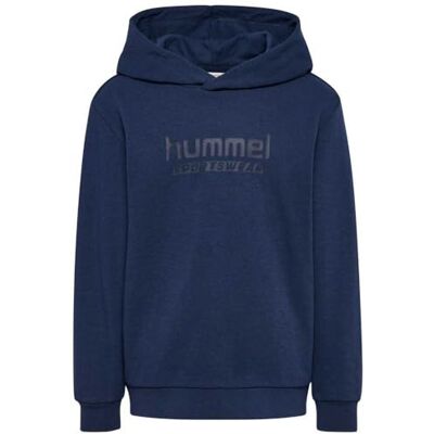hummel , hmlJR Base Sudadera con Capucha, Vestido Azul, 158/164 hummel , hmlJR Base Sudadera con Capucha, Vestido Azul, 158/164